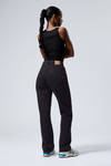 Tuned Black - Black - Resolute Curve High Waisted Regular Straight Jeans - 3