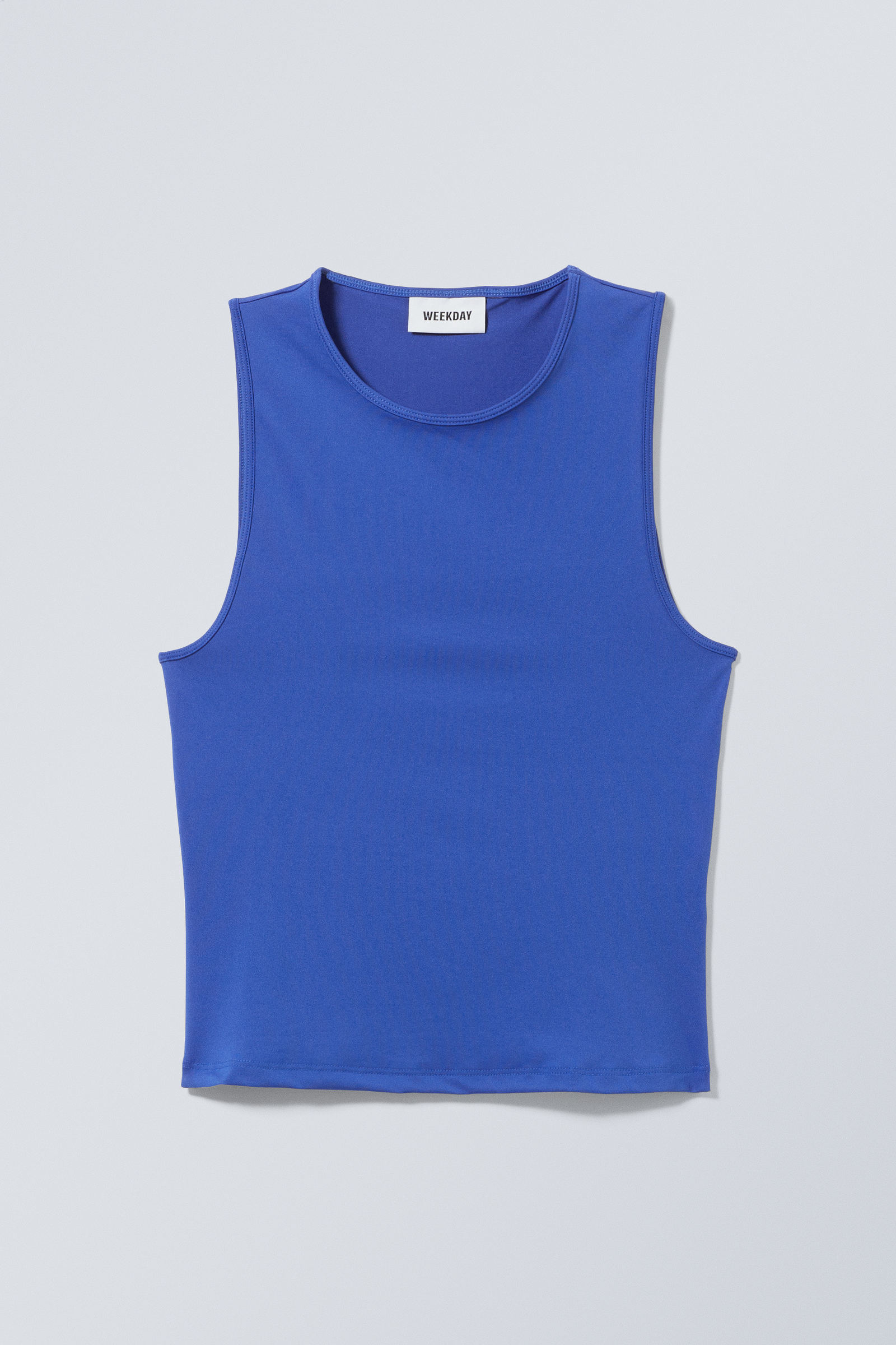 #3B4EA3 - Fine Fitted Tank Top - 1
