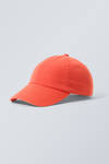 Coral Orange - Essential Washed Cap - 1
