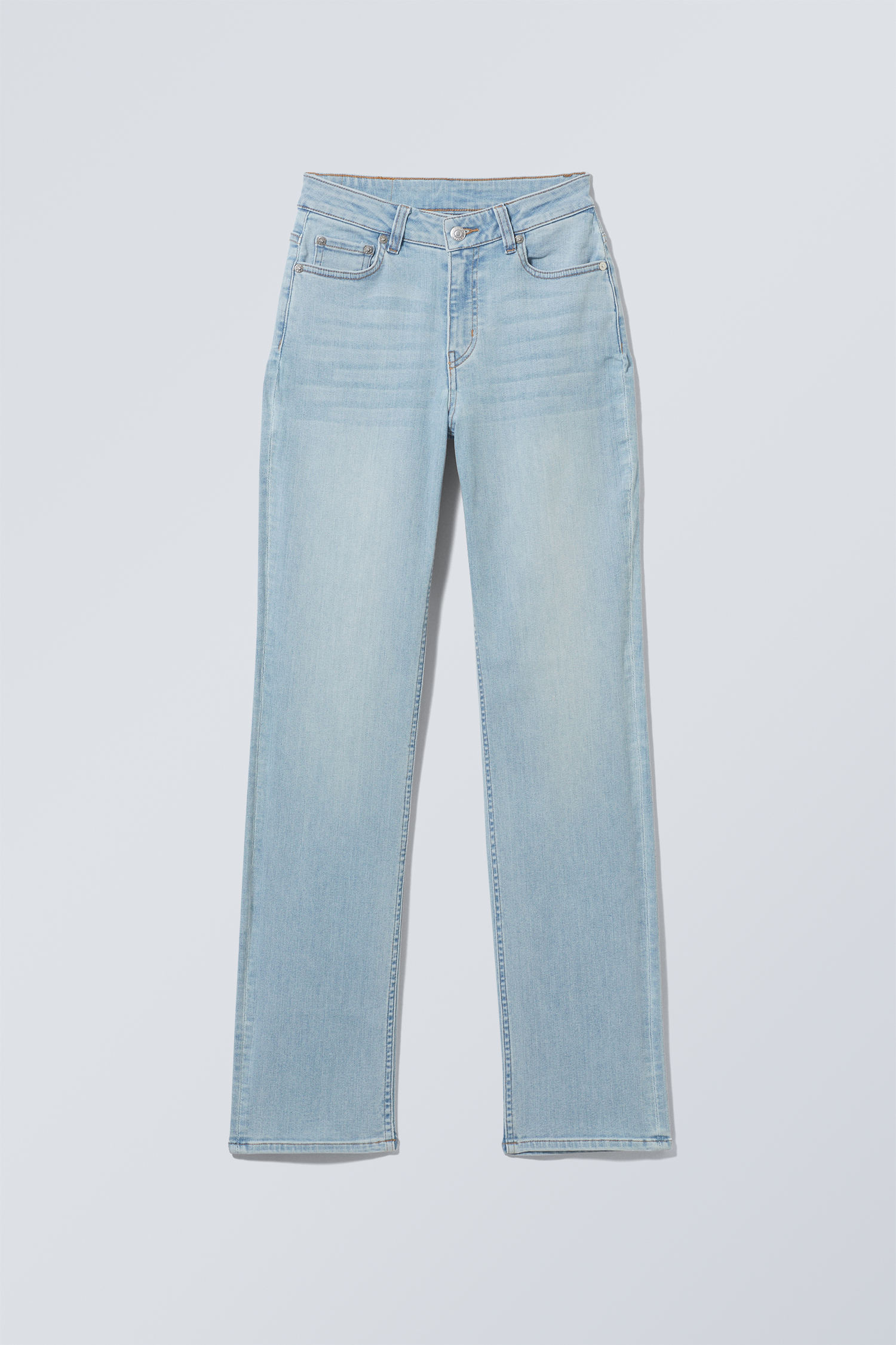 #0000FF - Twig Curve Mid Straight Jeans - 1