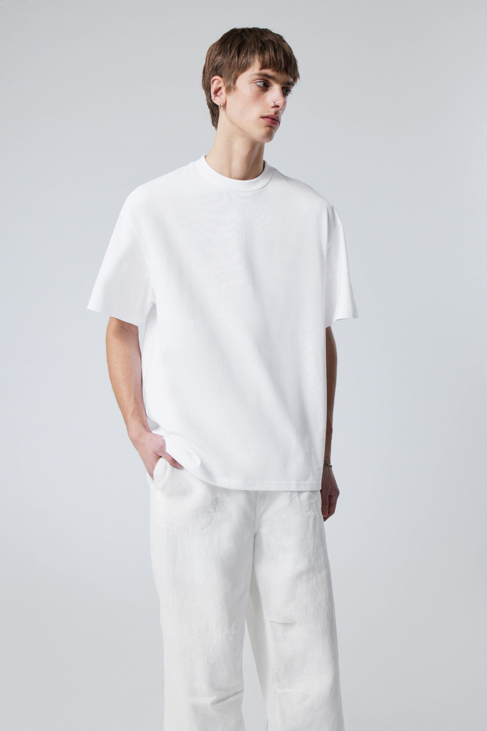 great heavyweight t-shirt - White Light | Weekday GB