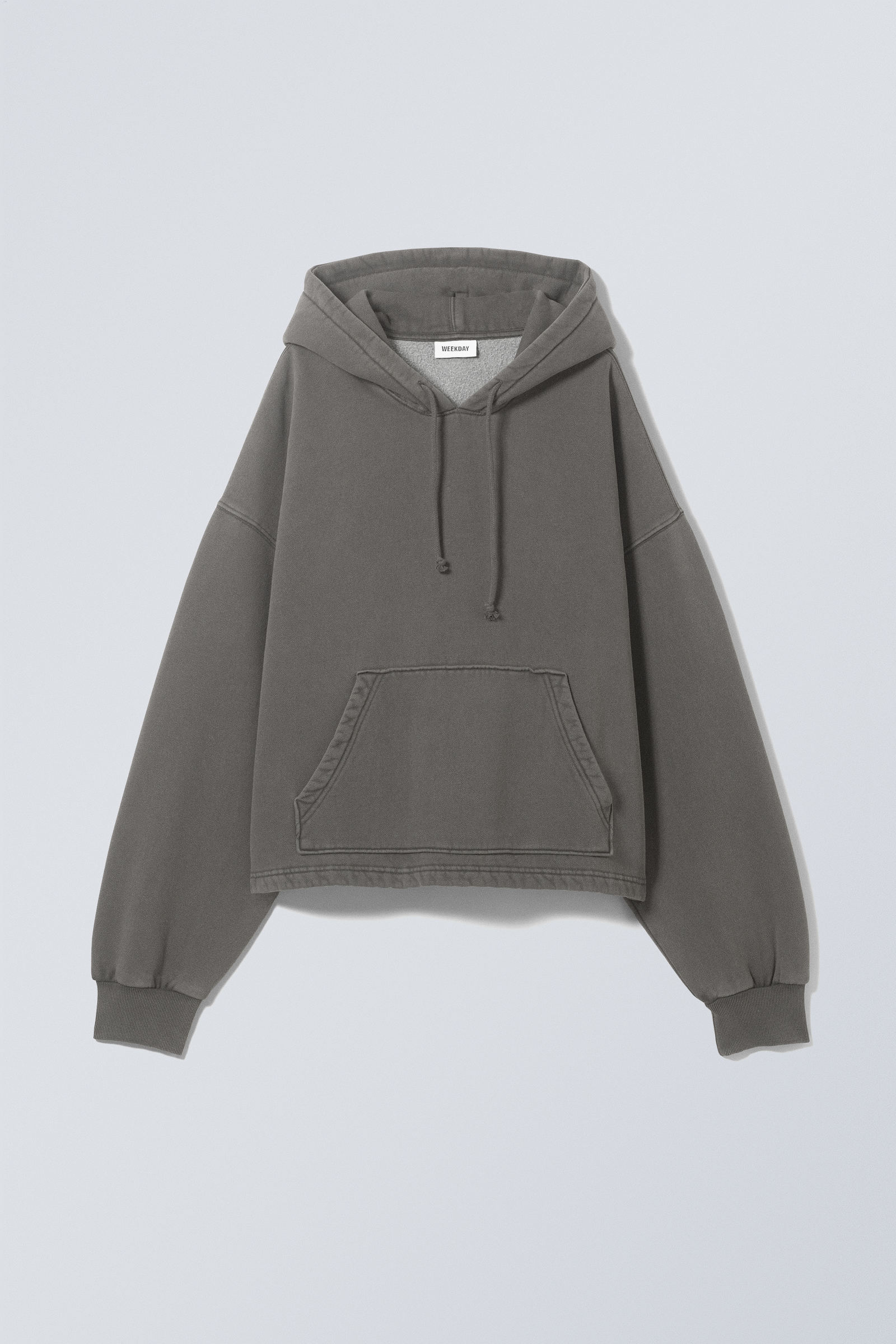 #3A3A3D - Square Oversized Heavyweight Hoodie - 1