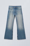 Jackpot Blue - Medium Blue - Time Loose Bootcut Leg Jeans - 2