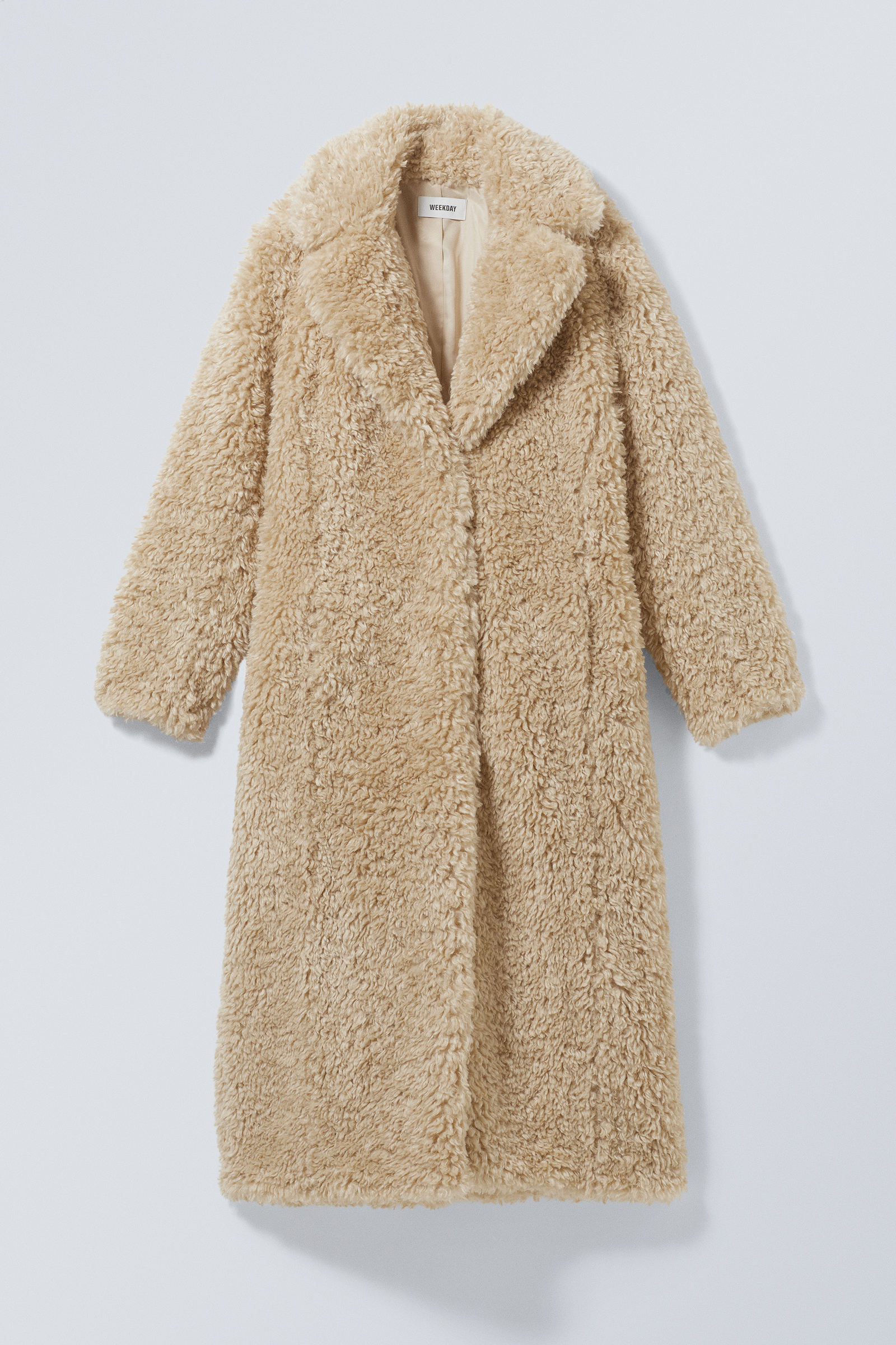 Weekday linen mix on sale coat in beige