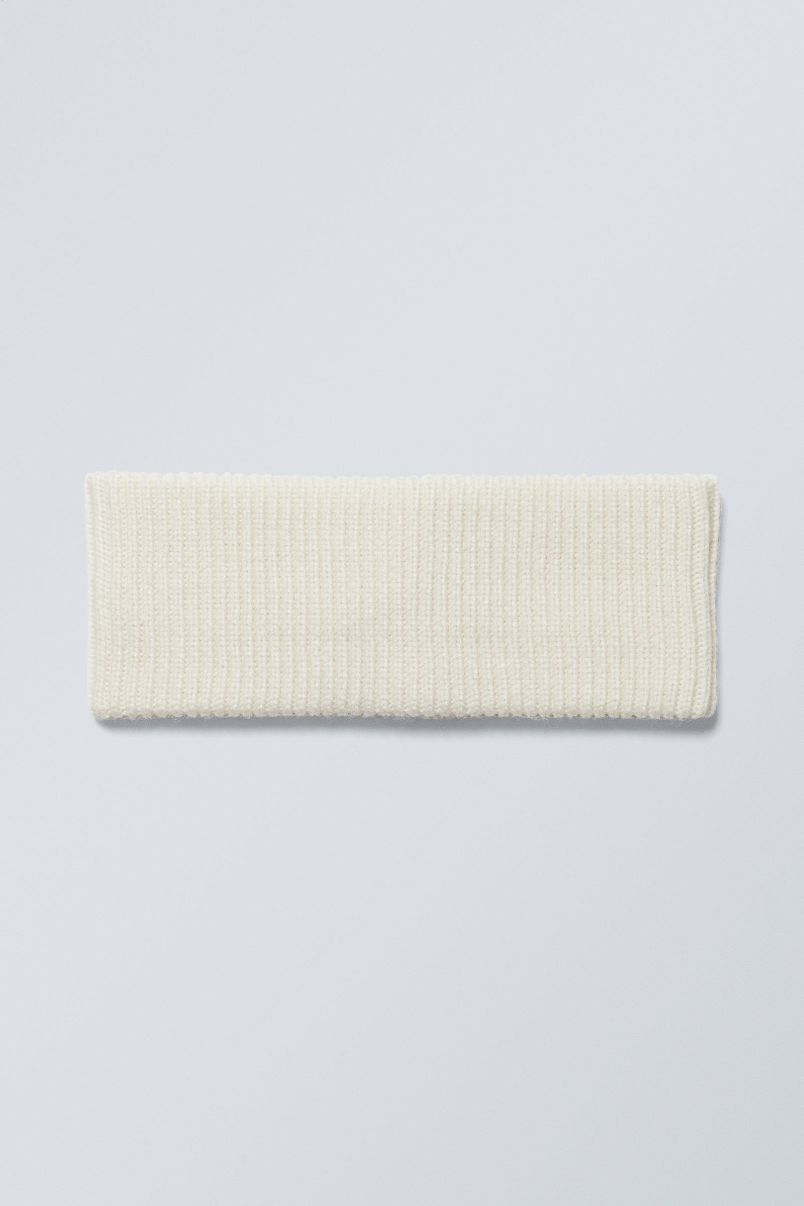 Dusty White - Elsa Ribbed Knit Headband - 2