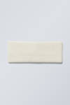 Dusty White - Elsa Ribbed Knit Headband - 2