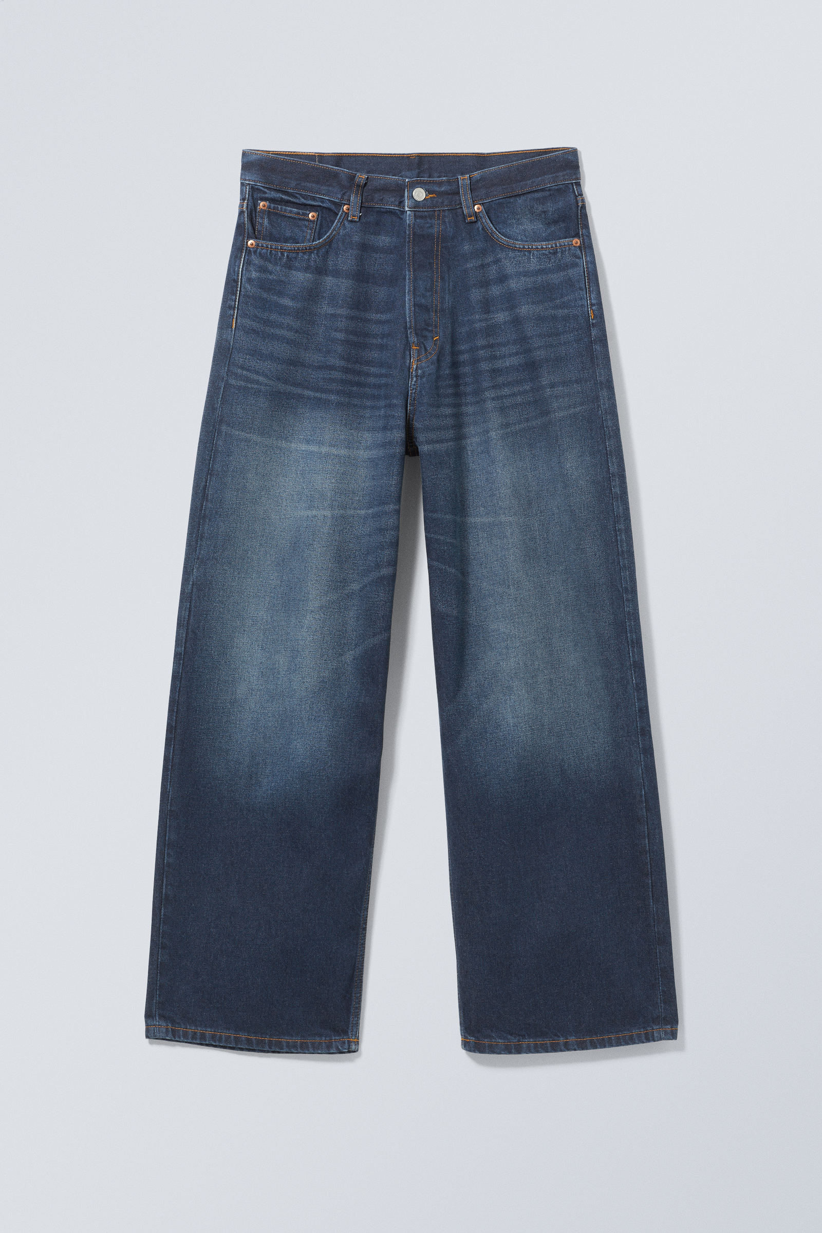 Astro Loose Baggy Jeans - Seventeen blue - Weekday