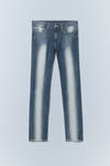 Blue Spray - Sleeze Low Waist Skinny Jeans - 2