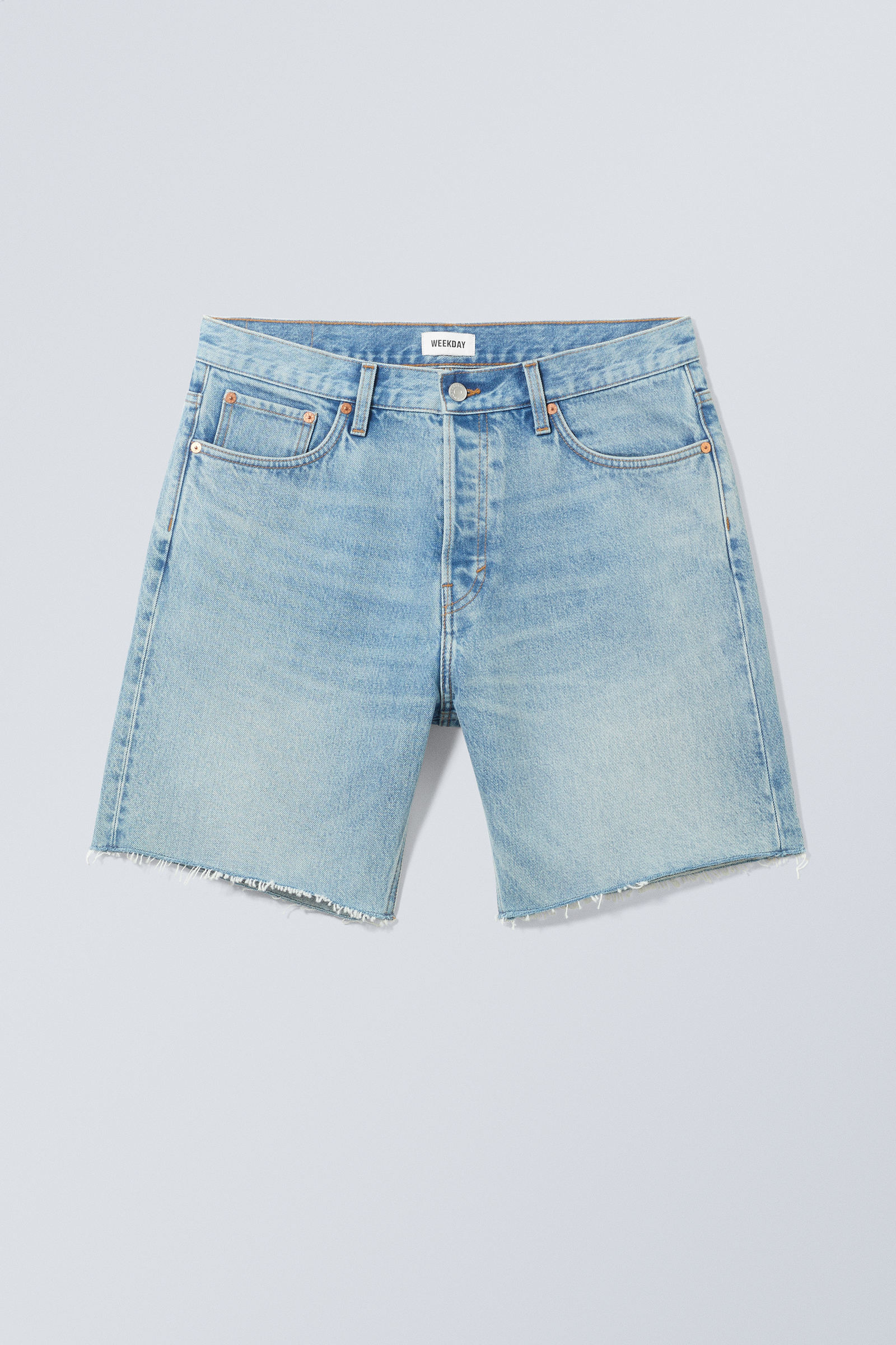 #8898AC - Space Relaxed Denim Shorts - 1