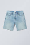 Blue Delight - Space Relaxed Denim Shorts - 0