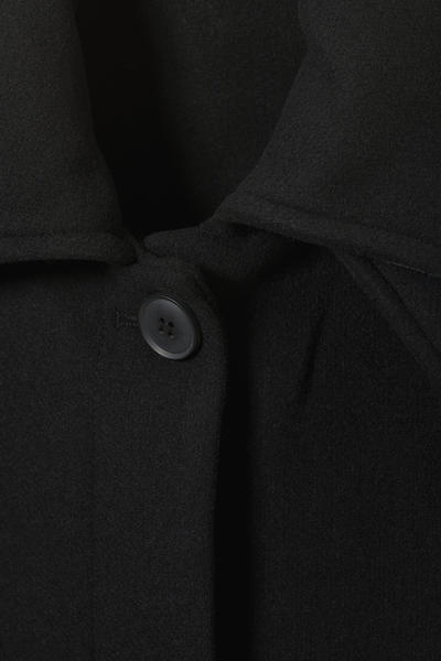 Full Size Wool Blend Longline Overcoat Plus Size