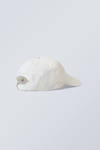 White - Essential Embroidery Cap - 1