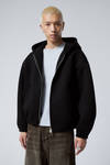 Black - Simon Bonded Scuba Zip Jacket - 0