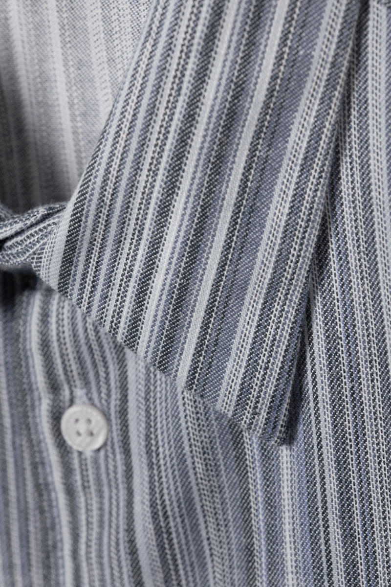 oscar regular striped shirt - Blue Stripes | Weekday GB