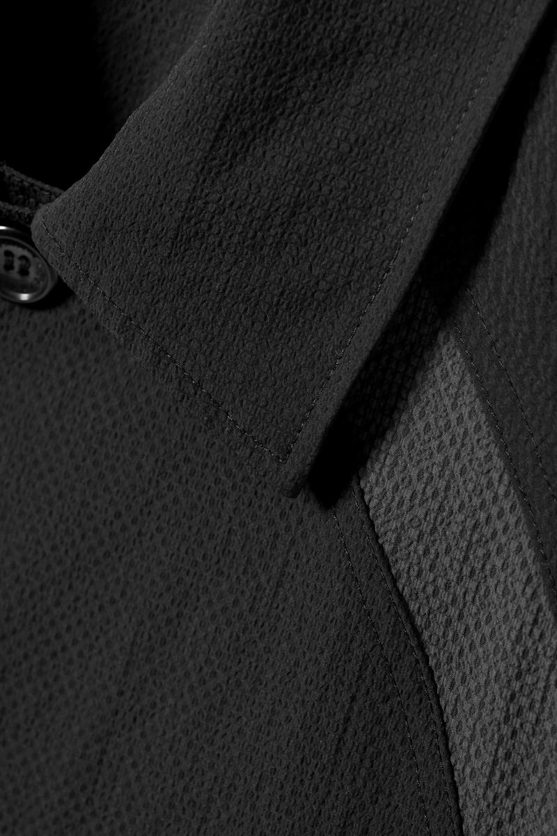 paneled relaxed raglan overshirt - Black | Weekday EU