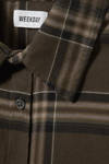 Dark Brown Check - Oversized Shirt - 3