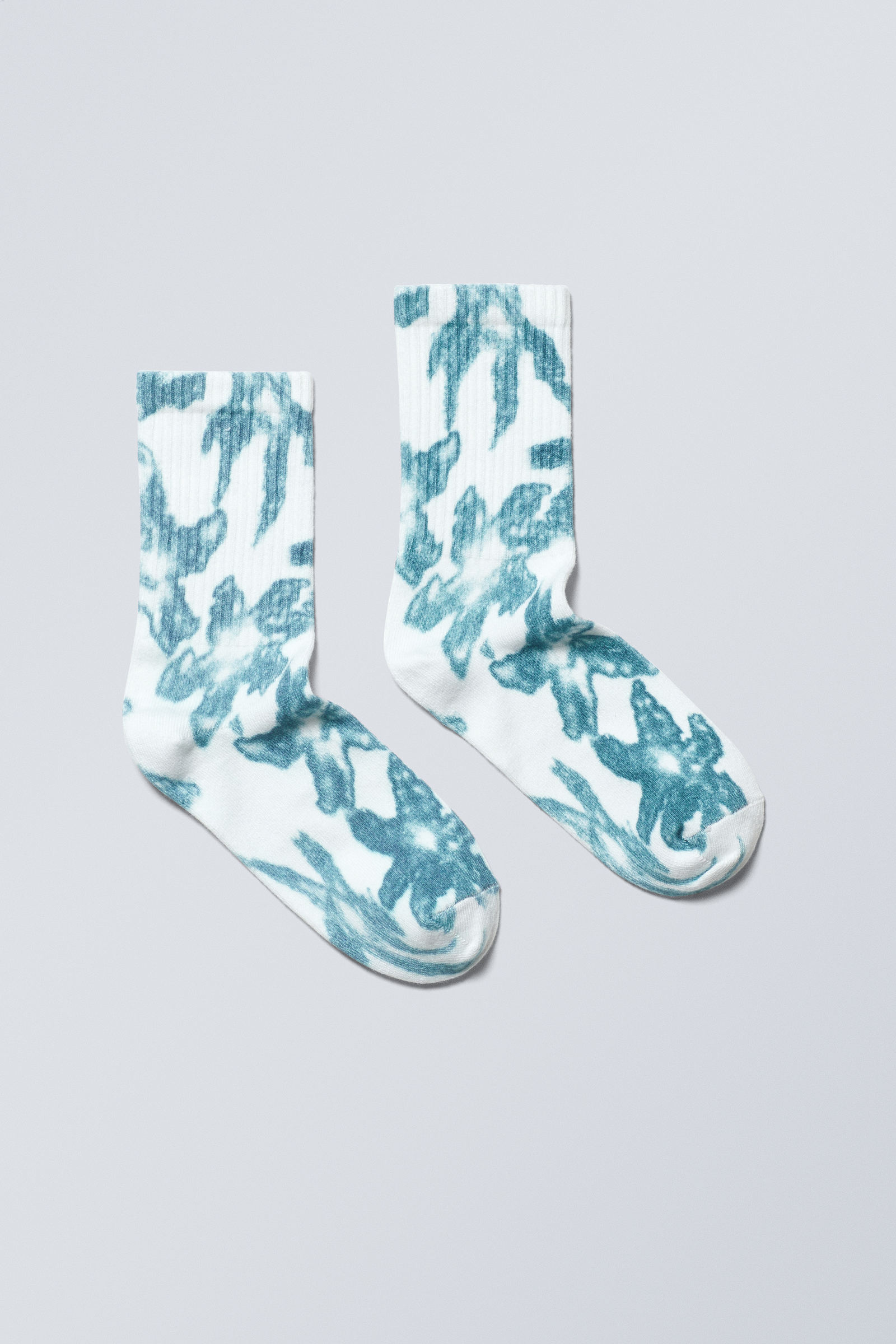 #0000FF - Sport Printed Socks