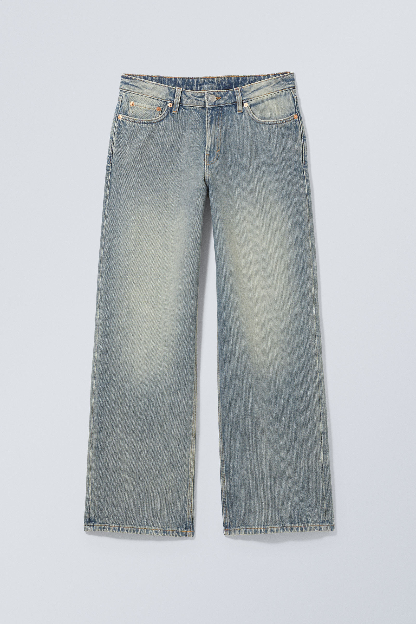 #79829D - Ample Low Loose Jeans - 1