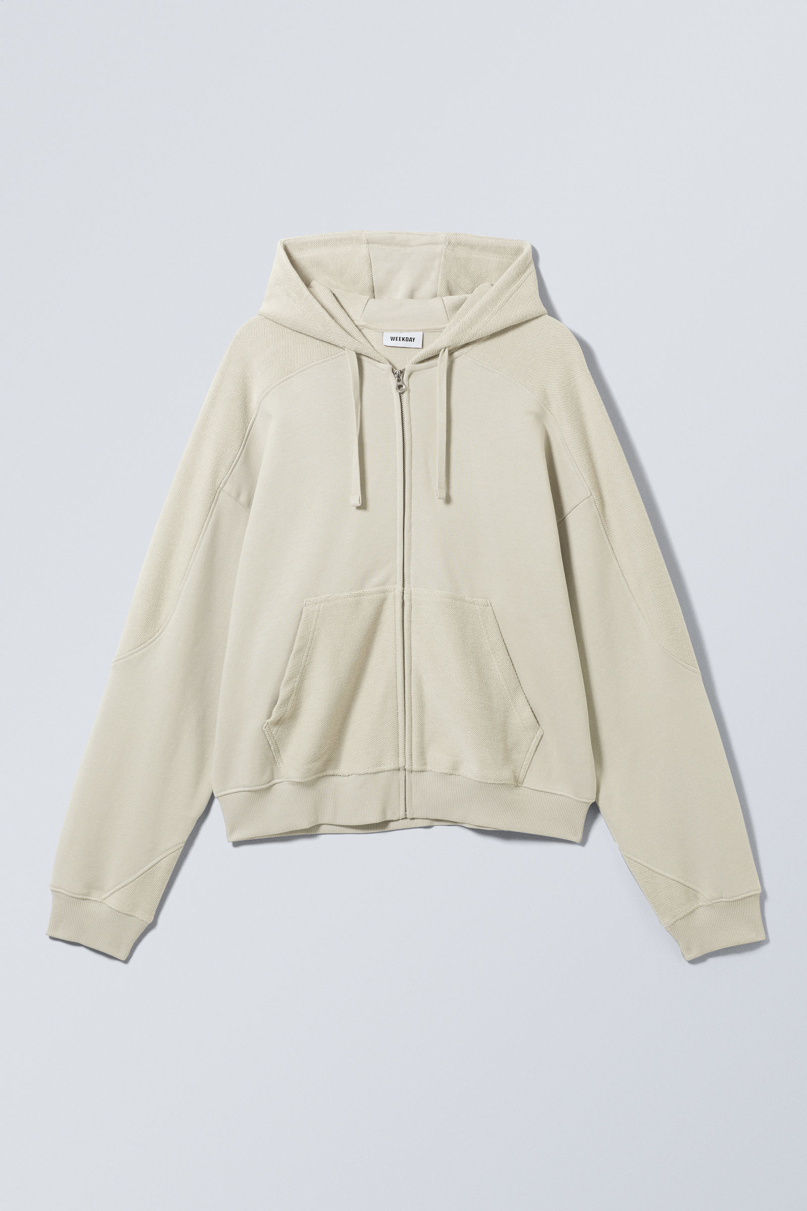 Weekday hoodie clearance beige