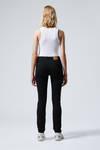 Black Rinse - Black - Spare Mid Rise Skinny Leg Jeans - 3