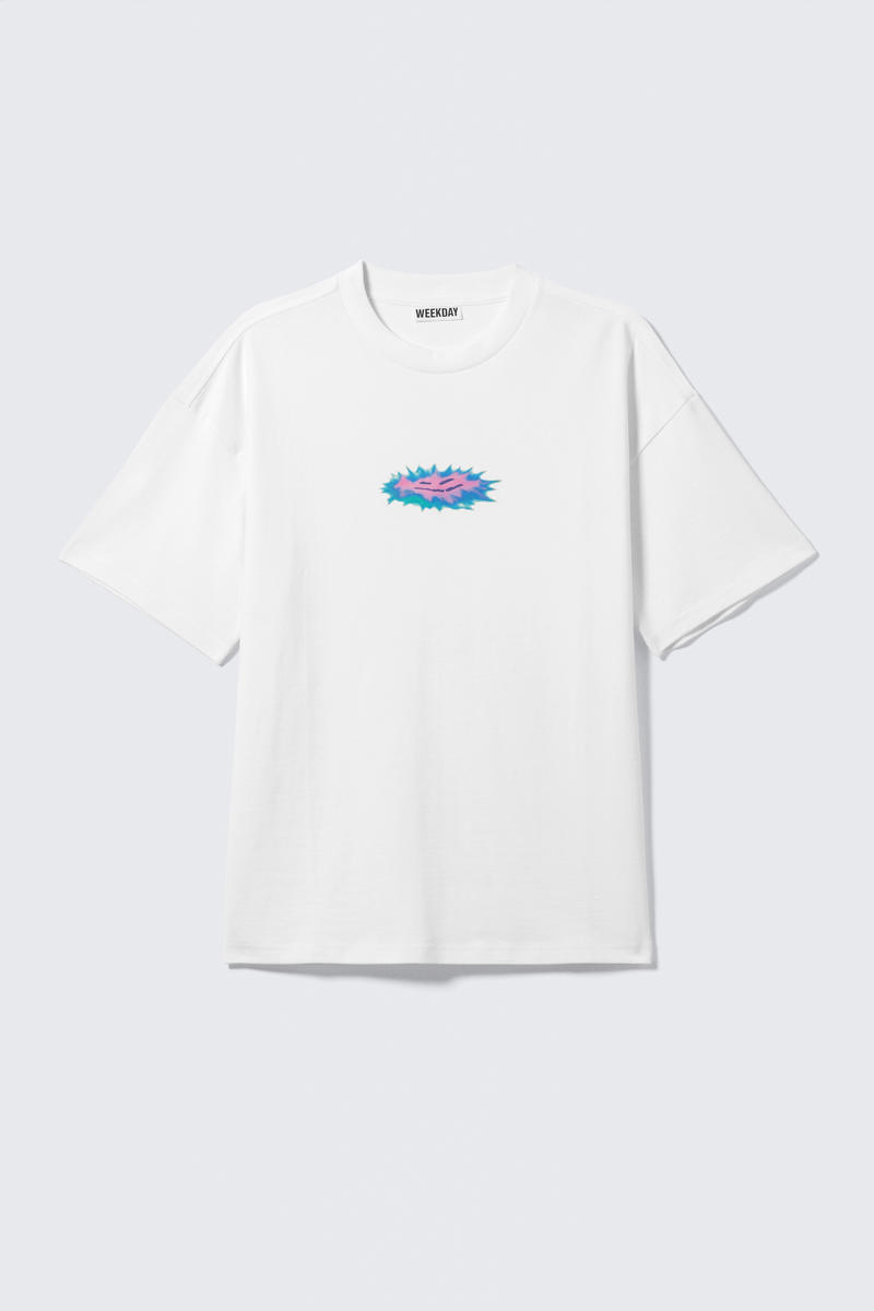 Weekday Great Boxy Printed Graphic Tee