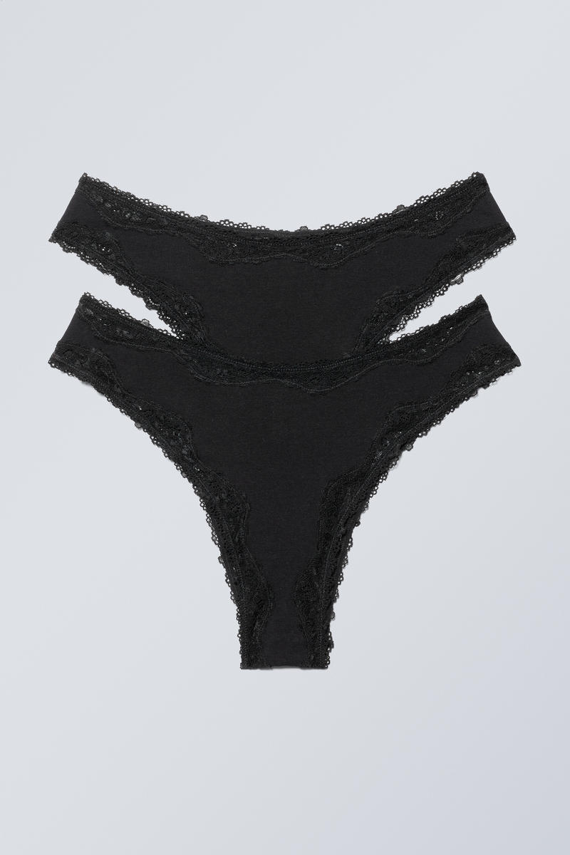 2-pack Lace Briefs