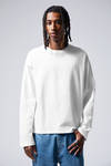 White - Great Boxy Long Sleeve T-shirt - 0