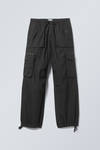 Black - Piper Loose Cargo Trousers - 4