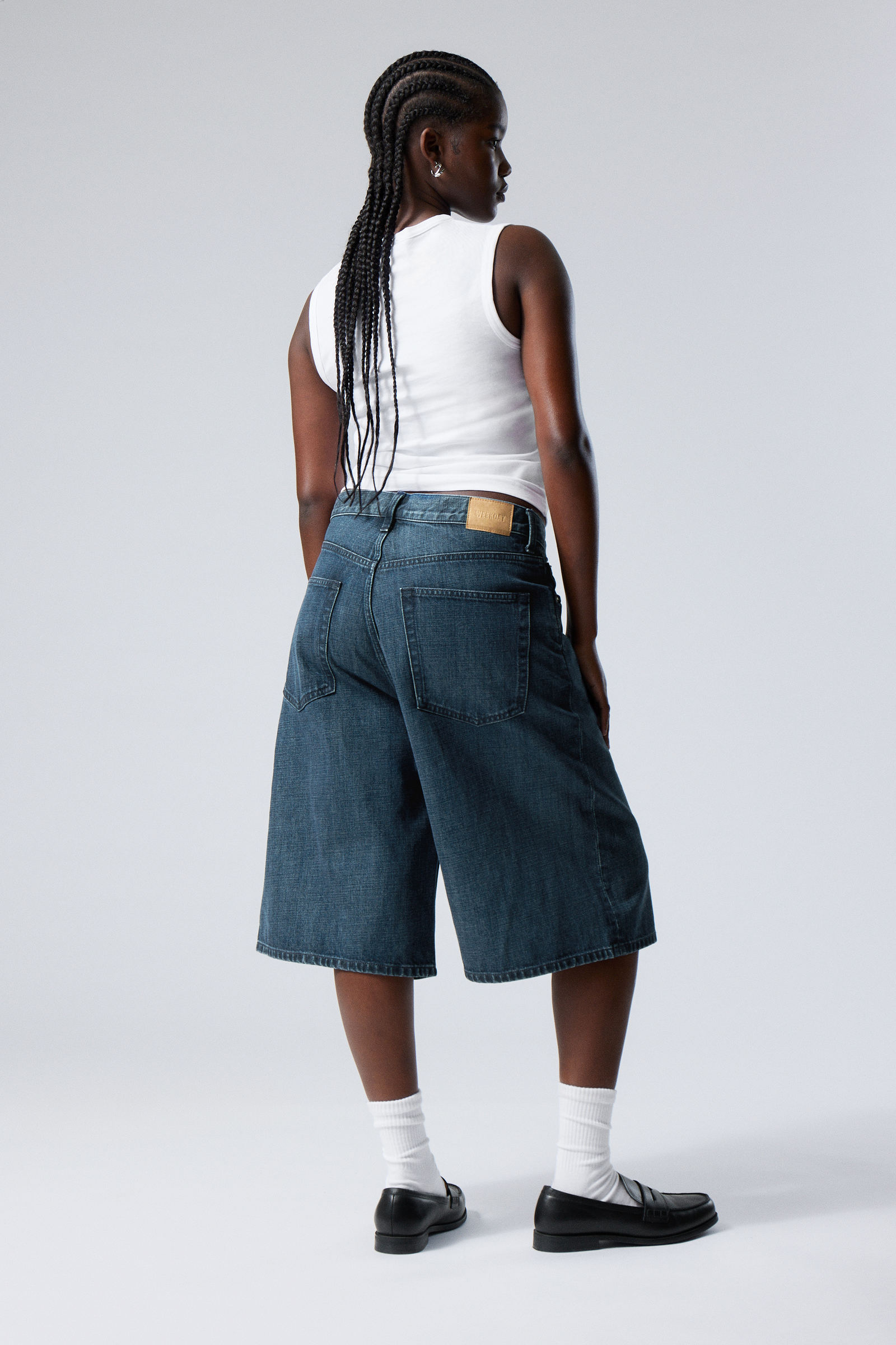 Astro Denim Loose Baggy Shorts