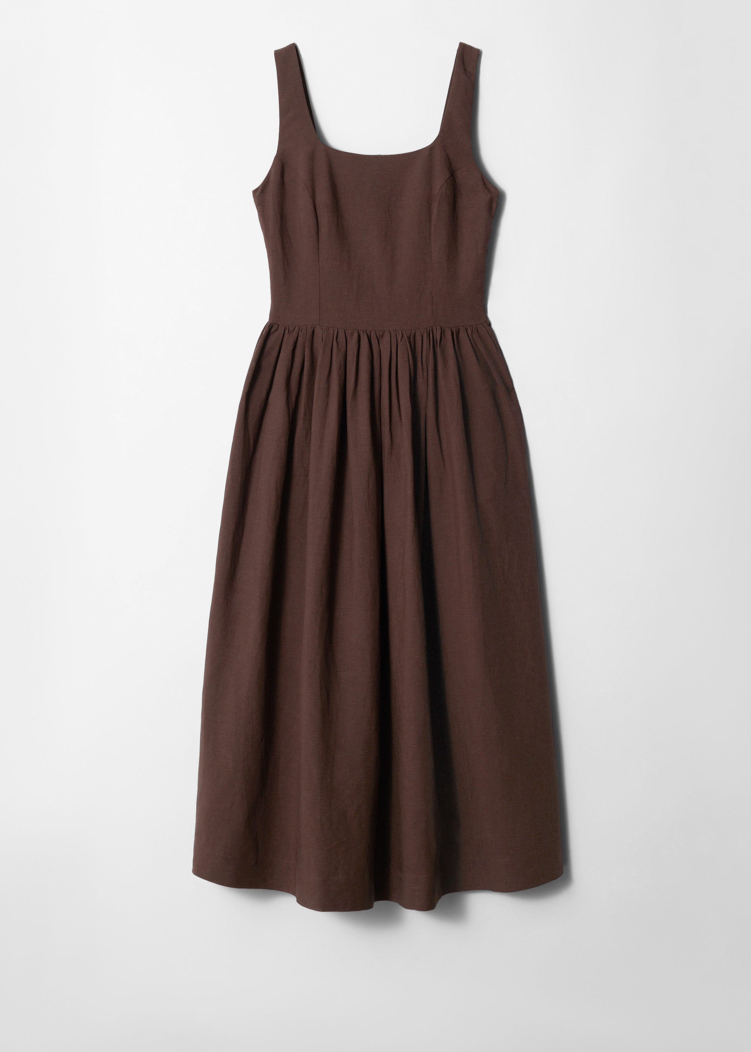 Cos SHIRRED MIDI DRESS | King's Cross