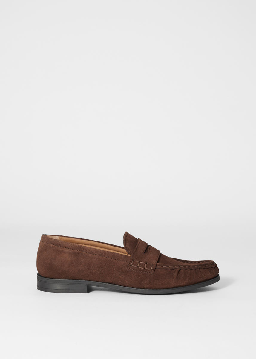 & Other Stories Suede Penny Loafers