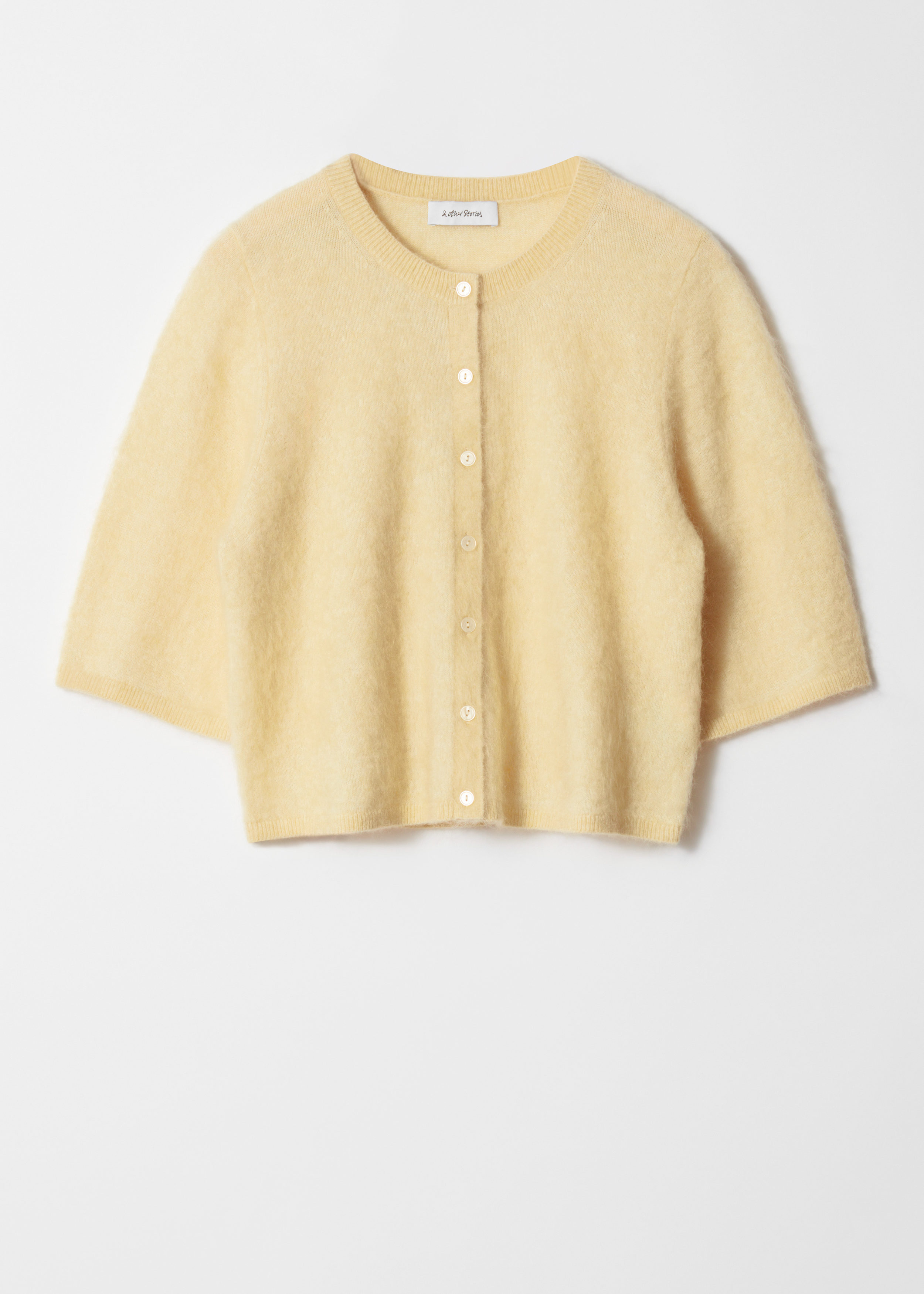 Knitted Mohair-Blend Cardigan