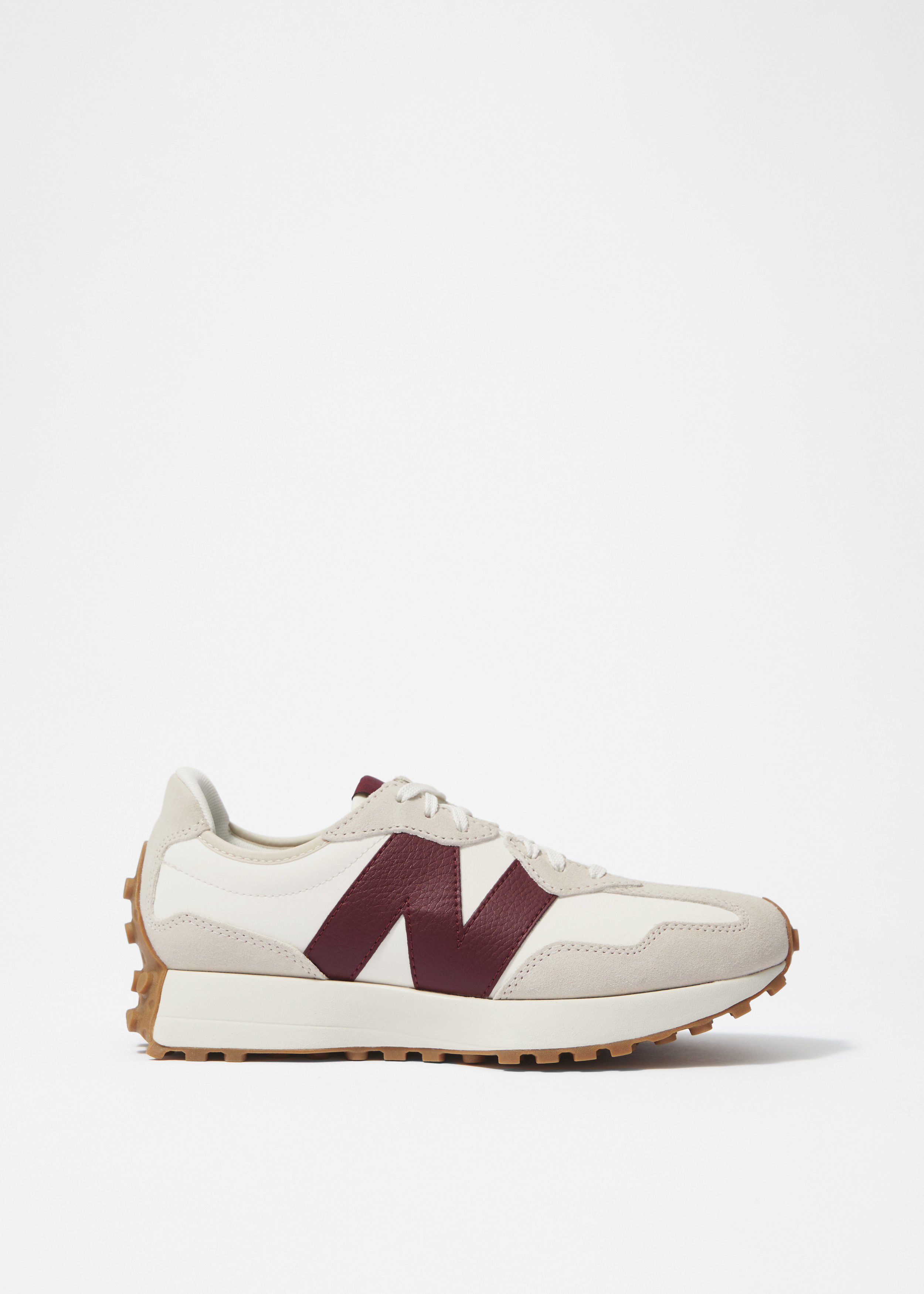 New Balance 327 Sneakers Burgundy White Other Stories DK