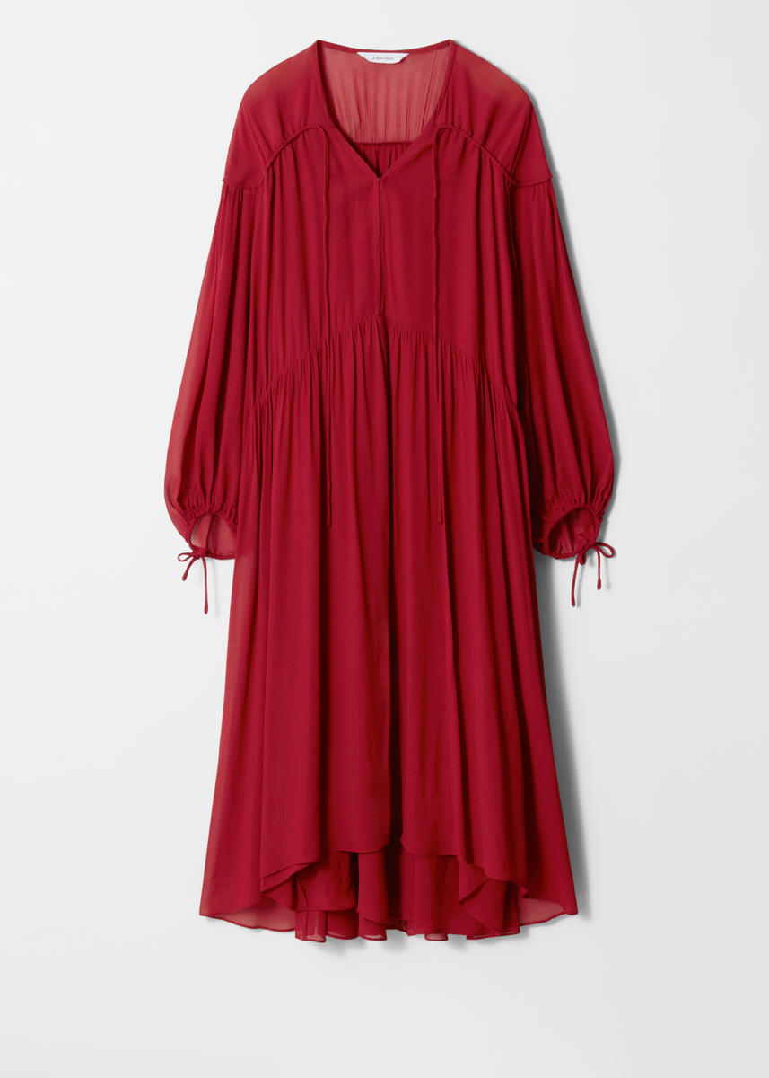 & Other Stories Flowy Maxi Dress In Red