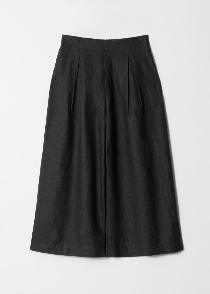& Other Stories Wide-leg Trousers In Black