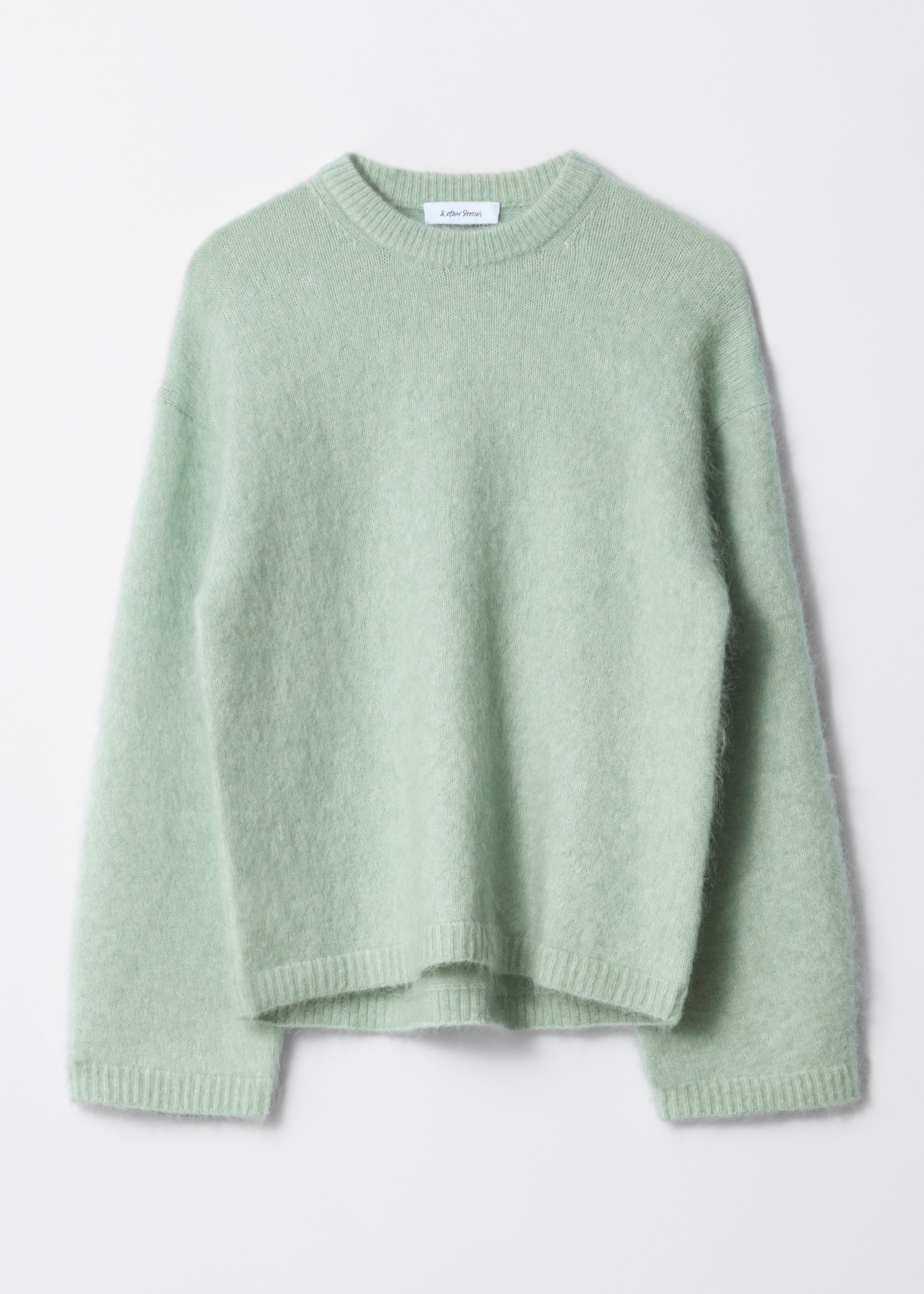 Mohair-Blend Jumper Mint Sweaters Other Stories NL
