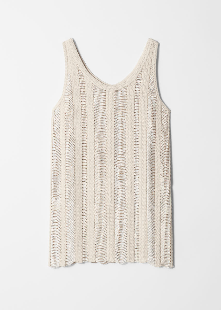 & Other Stories Pearl-knit Mini Dress