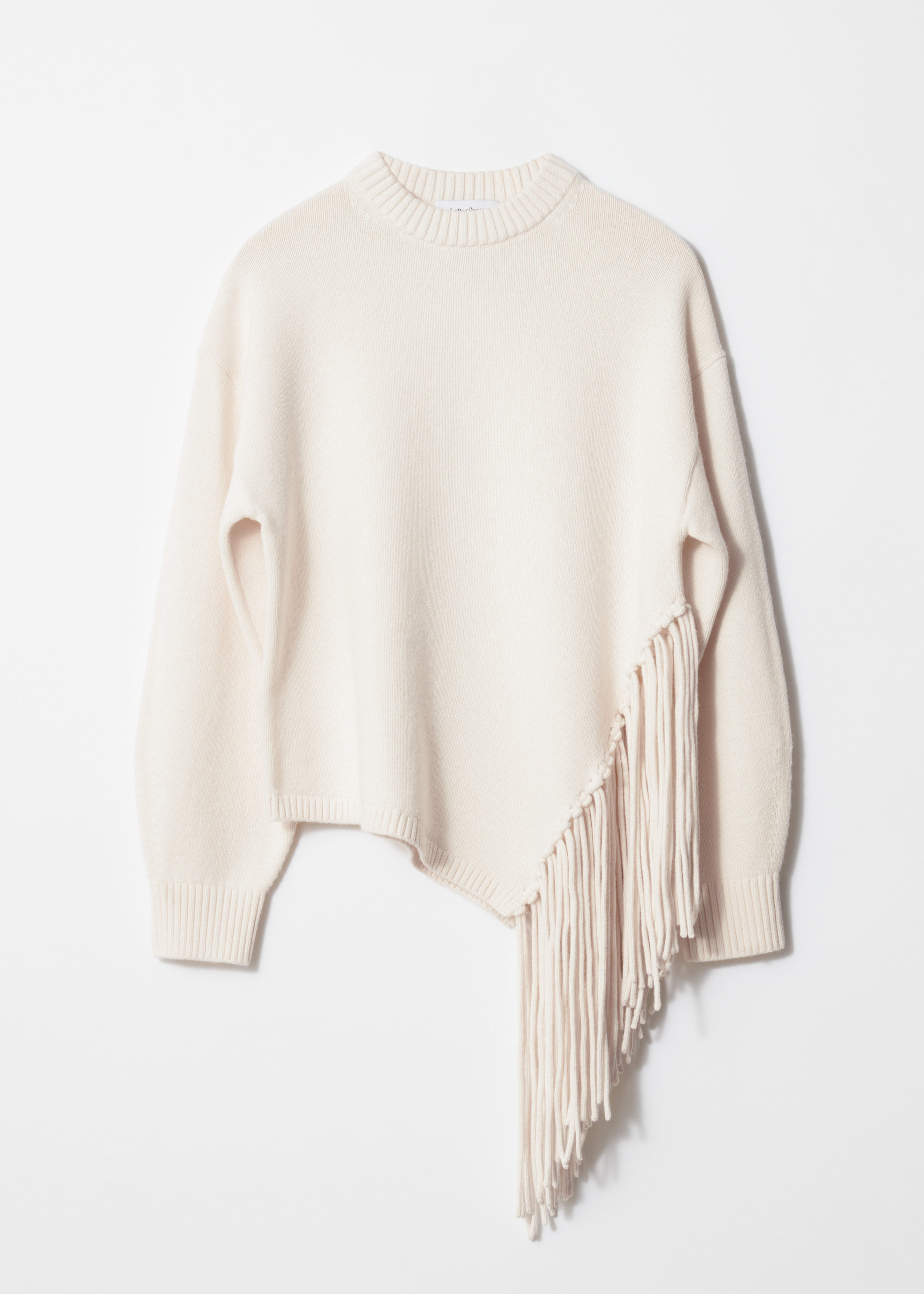 Asymmetric Fringe Sweater - White - & Other Stories AD