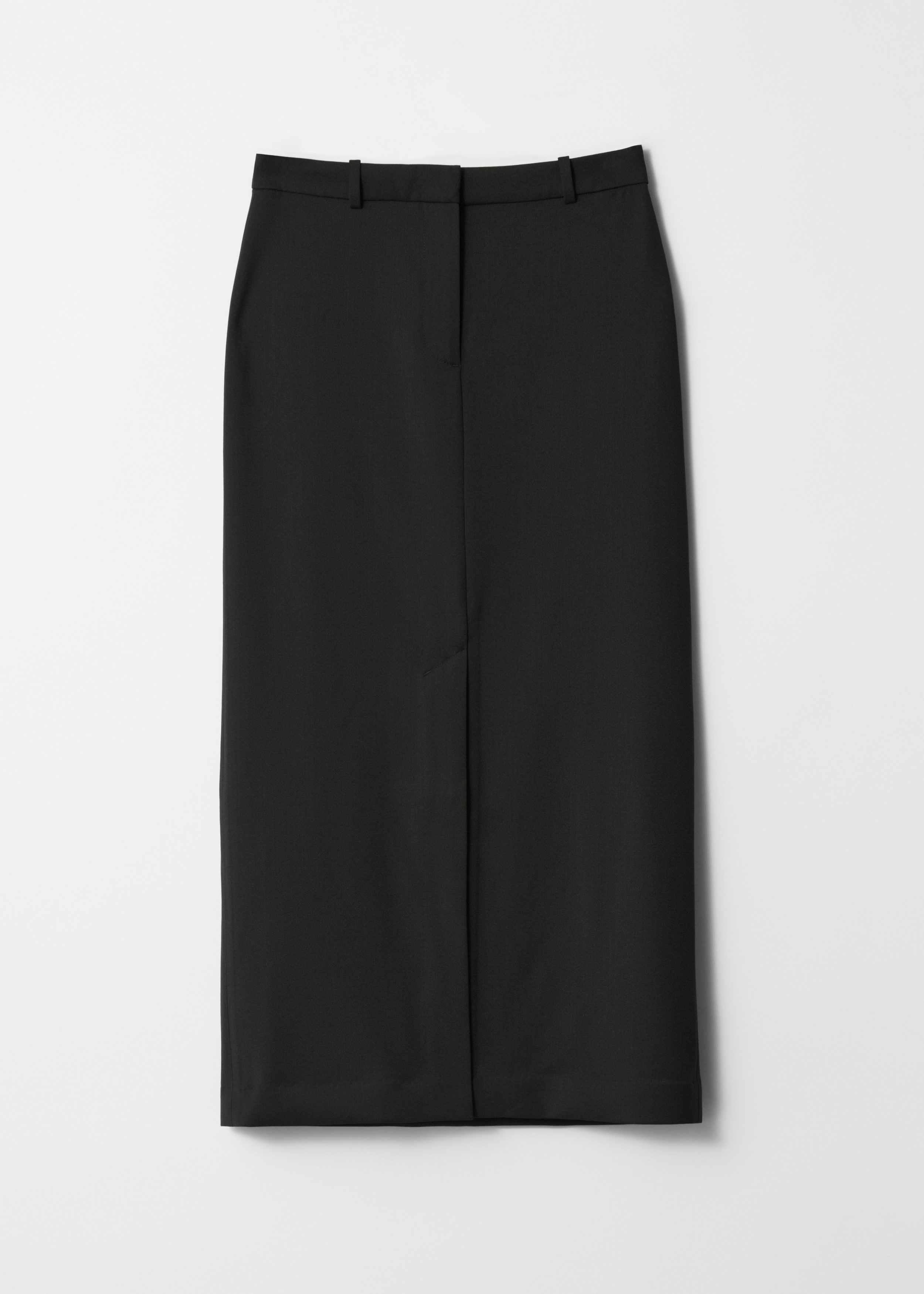 Prussian Midi Pencil Skirt