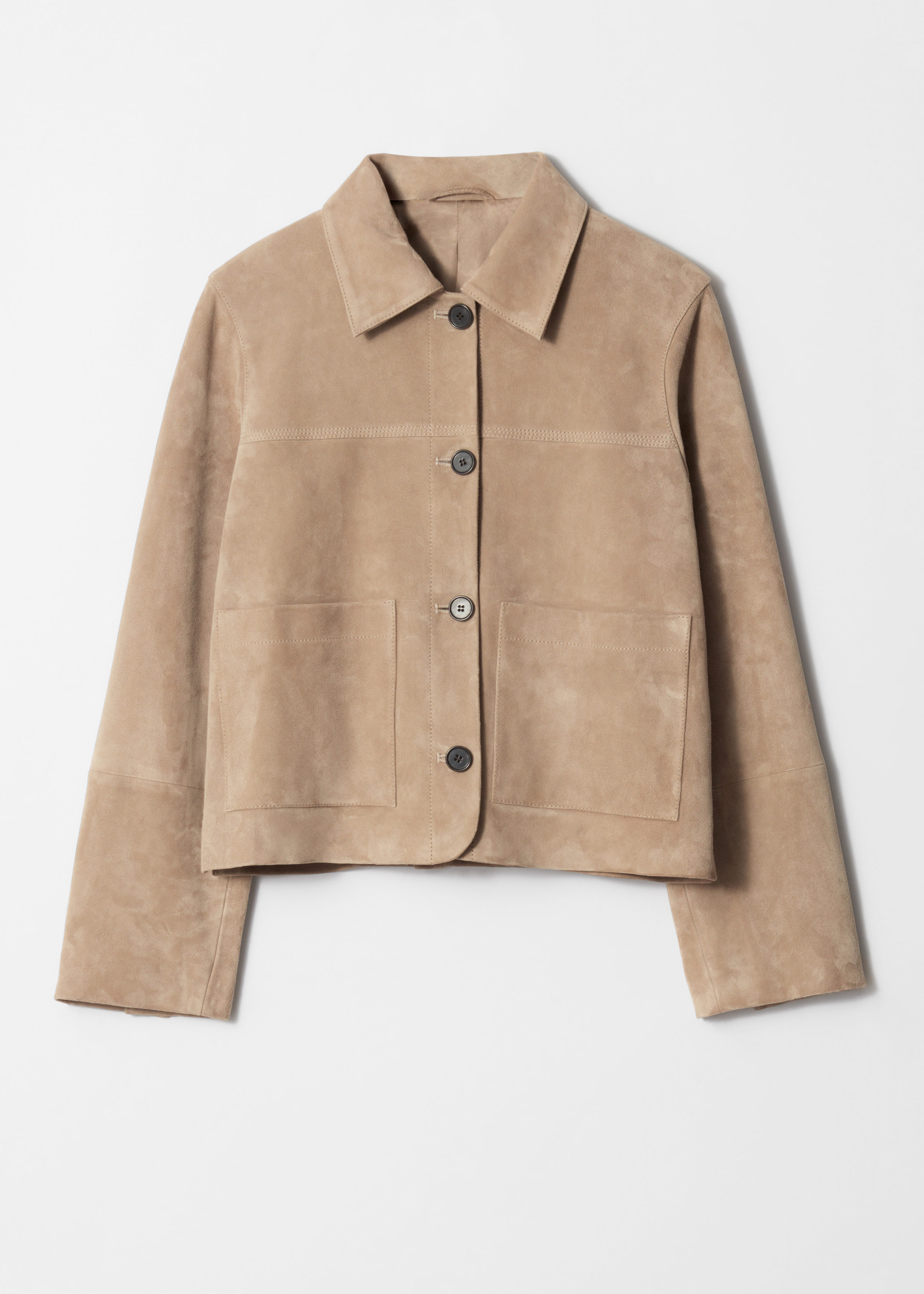 “& Other Stories” パッチポケットコート KhakiGreen ウールブレンド チェスターフィールド ロングコート | Brooks