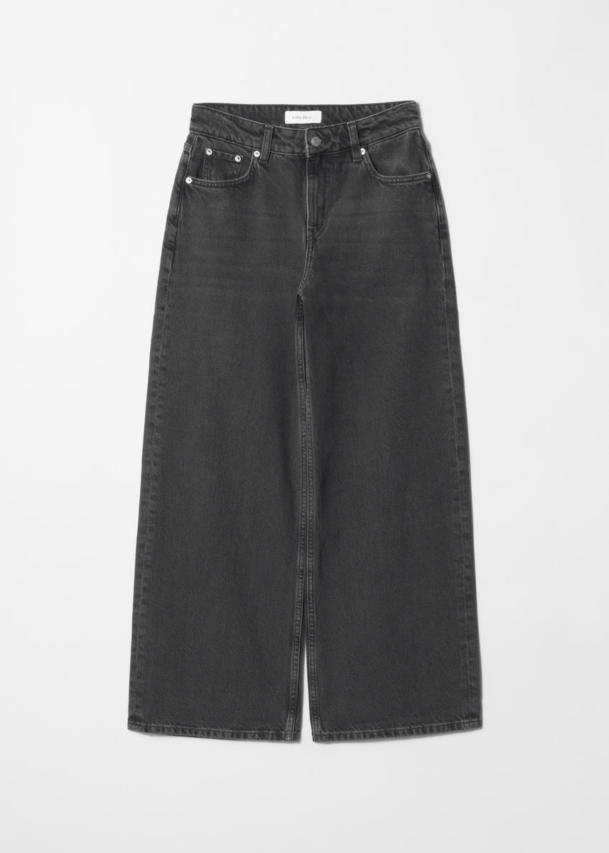 & Other Stories Wide Leg Jeans In Black