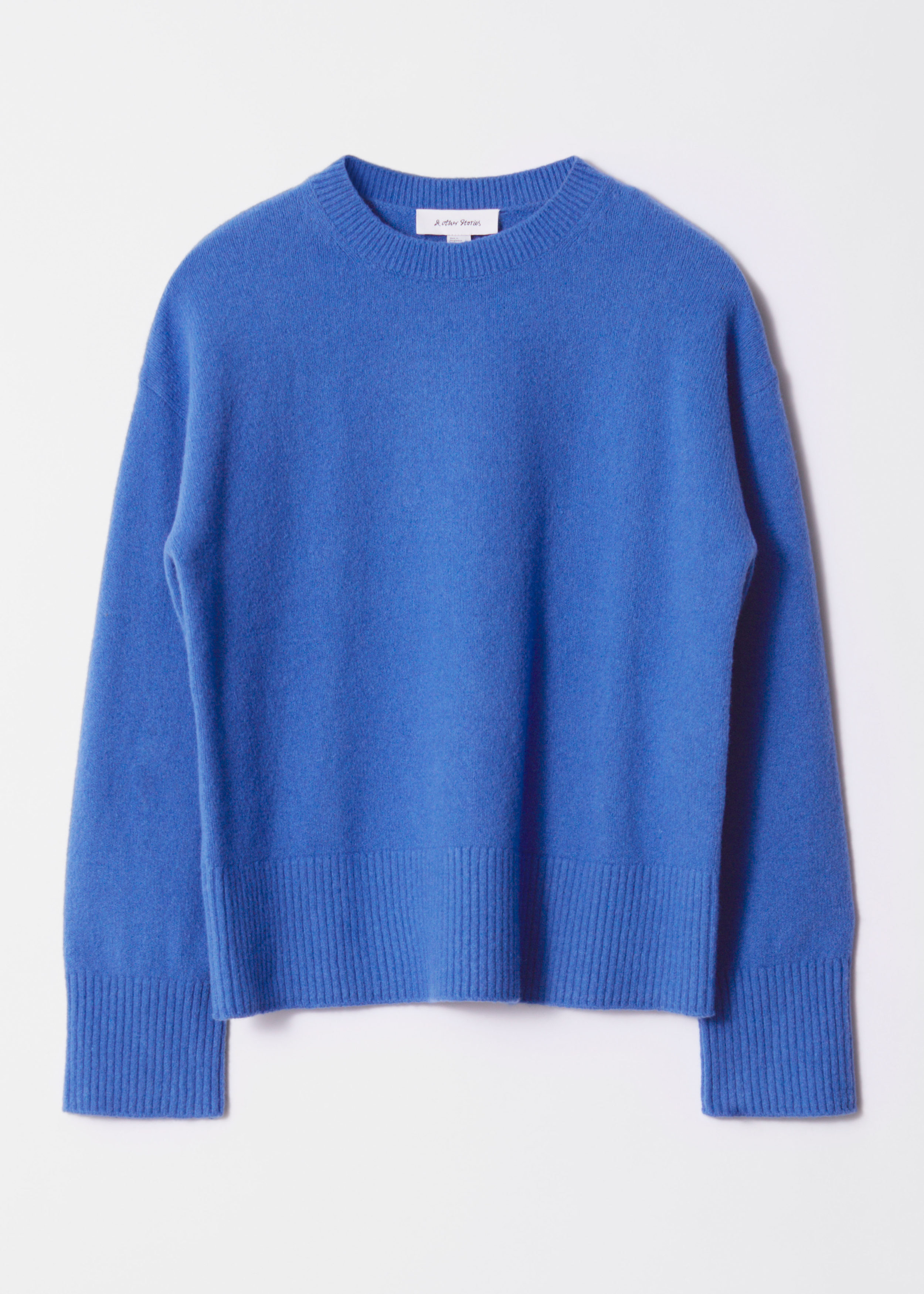 Relaxed Fit Knitted Sweater - Bright Blue - & Other Stories US