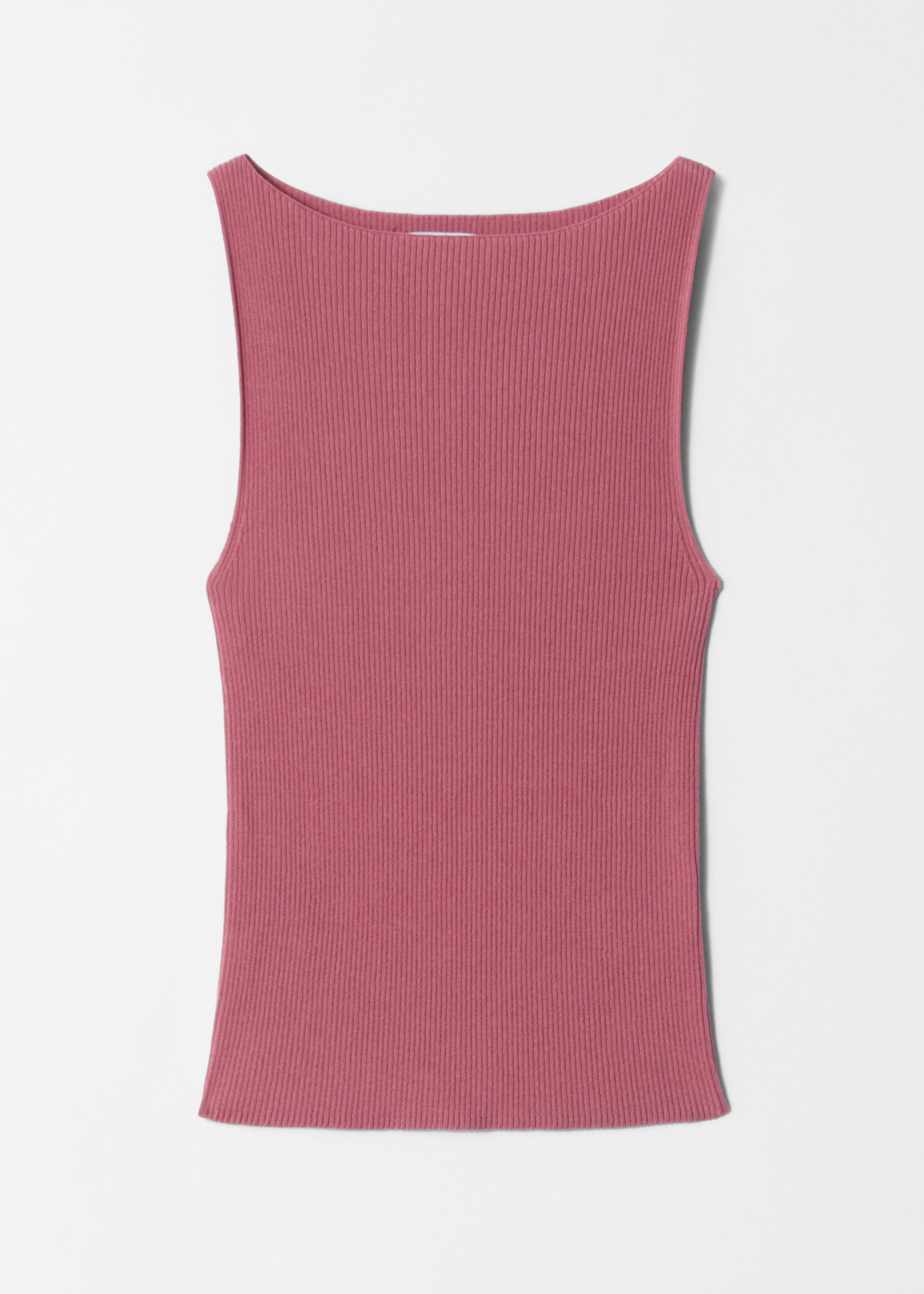 Rib-Knit Tank Top - Mauve - Tops - & Other Stories GB