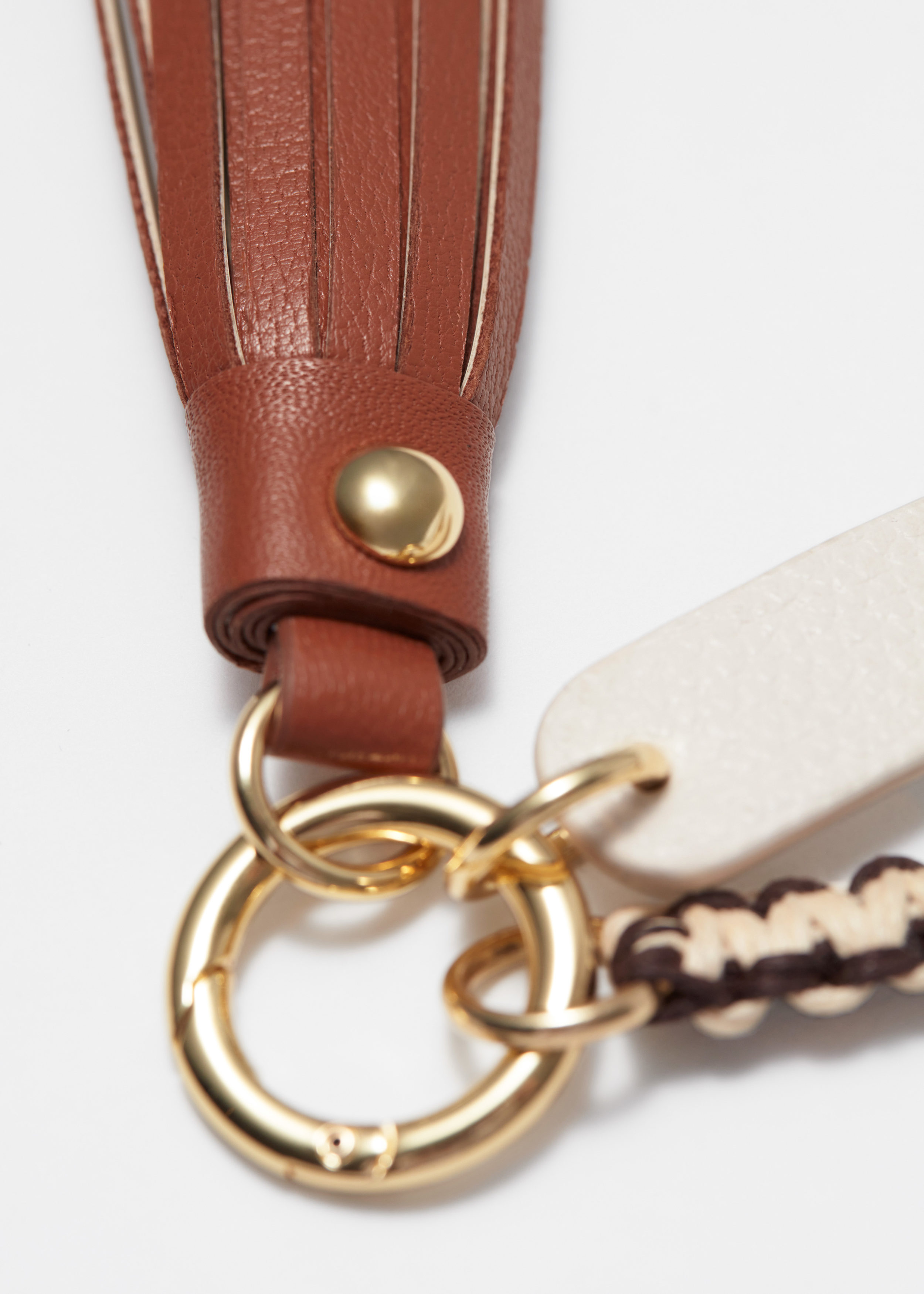 Pwshymi -Porte-clés sac à dos Porte-clés Pom Pom en forme de coeur