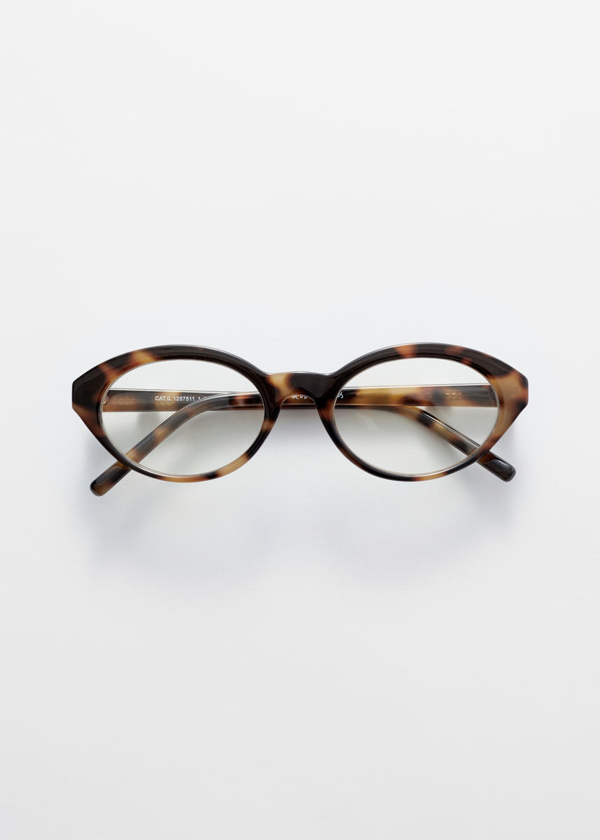 & Other Stories Oval-frame Sunglasses In Orange