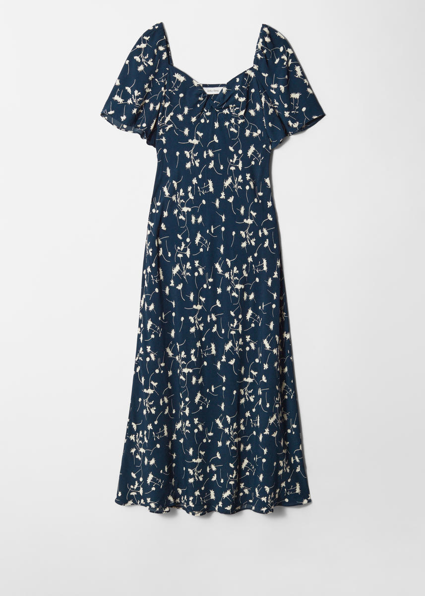 & Other Stories Flutter-sleeve Midi Dress