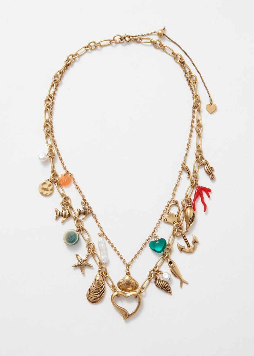 & Other Stories Sea-themed Charm Necklace