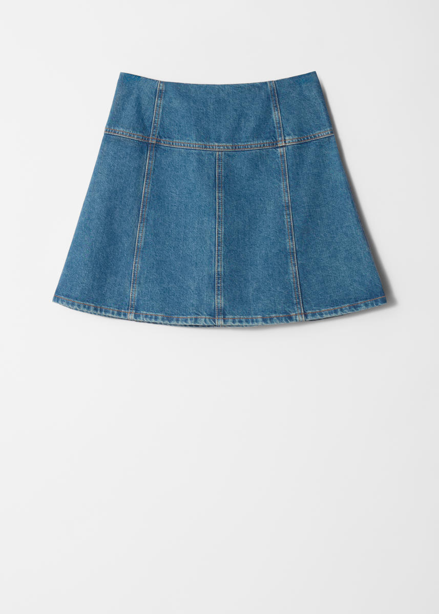 & Other Stories Denim Mini Skirt