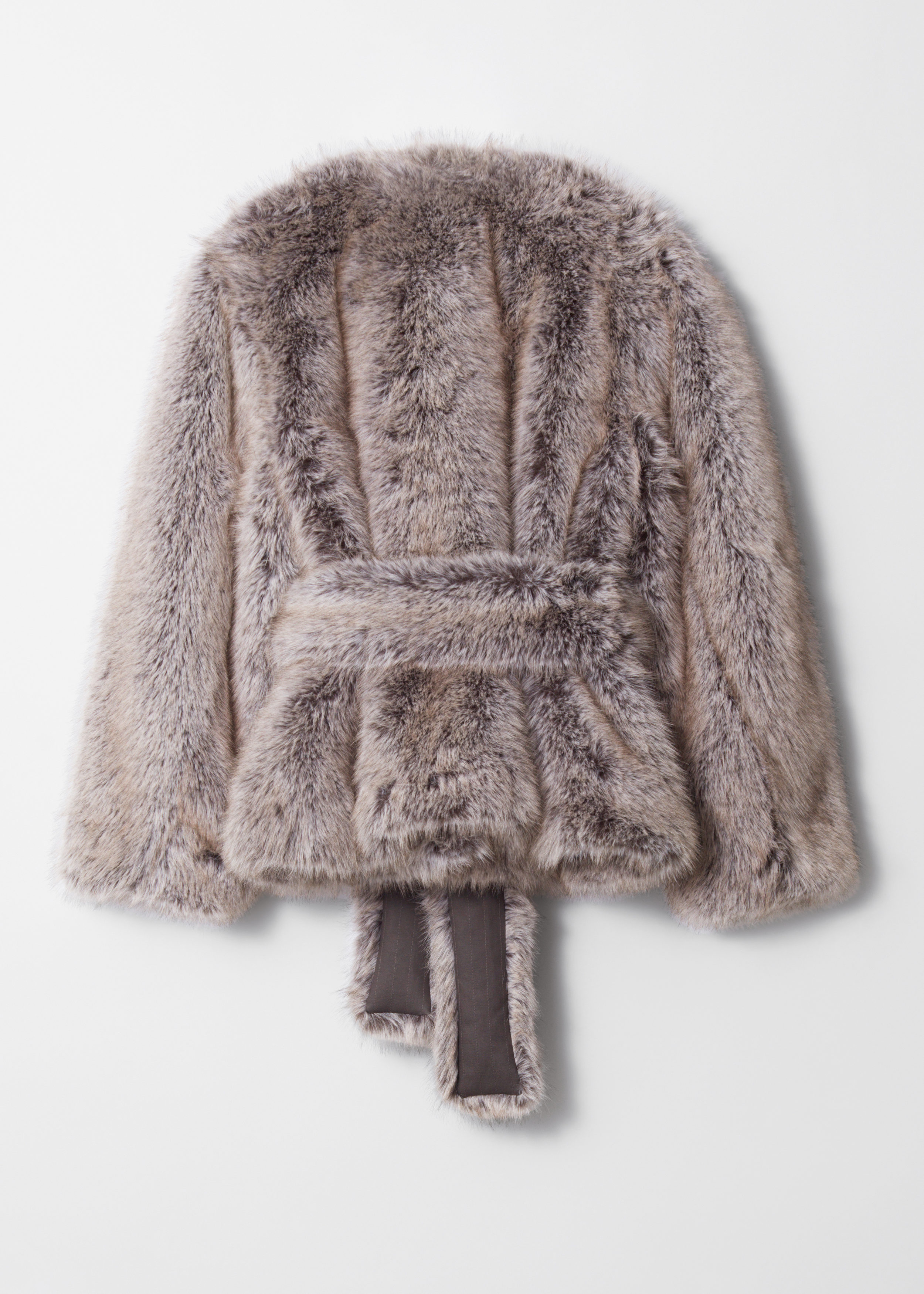 Belted Faux Fur Jacket - Mole - Jackets - & Other Stories BE