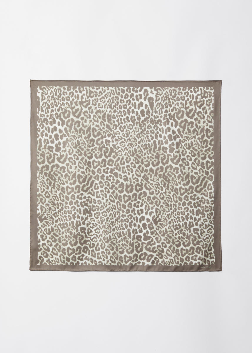 & Other Stories Leopard-print Scarf In Beige